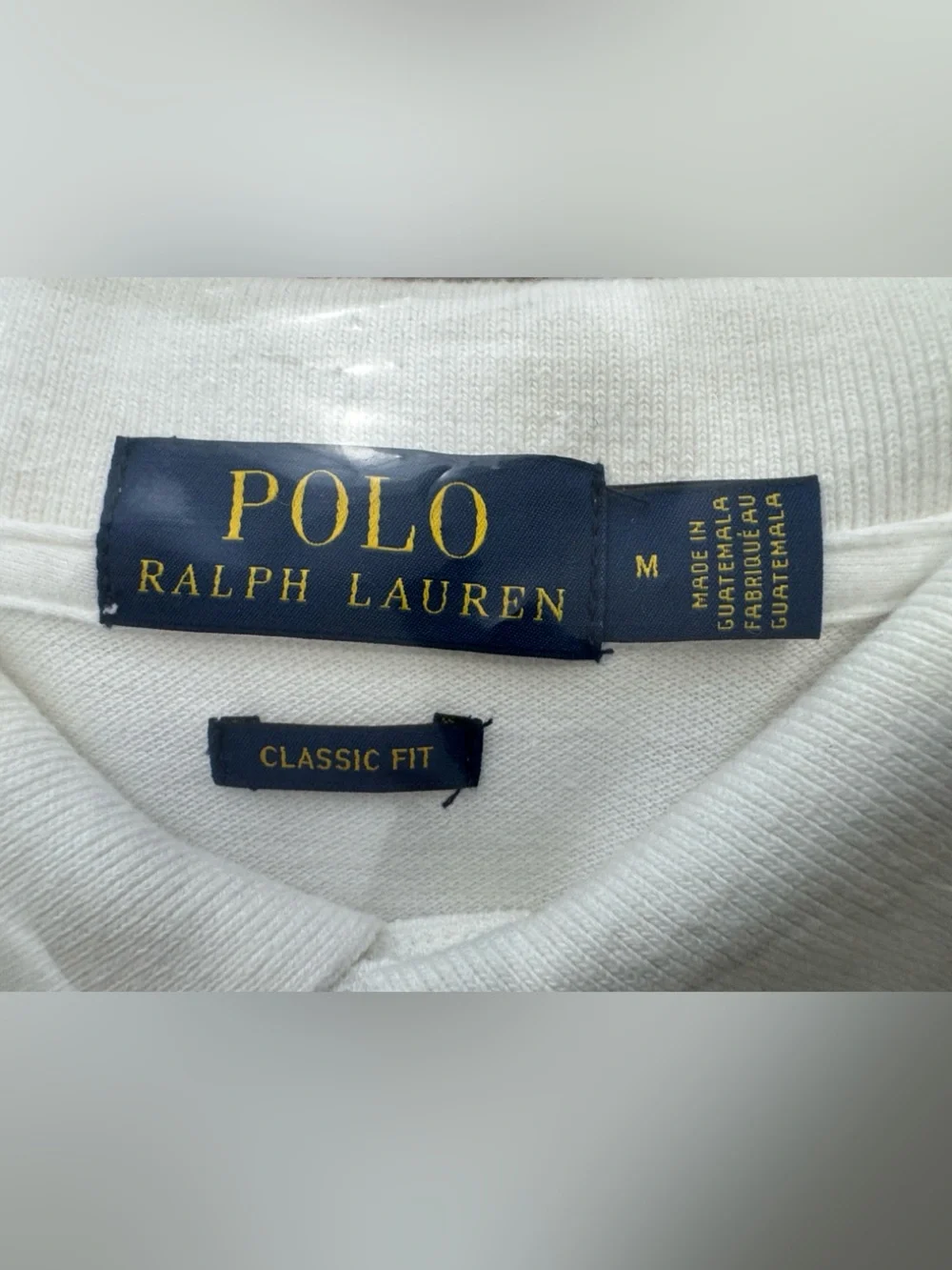 Ralph Lauren Polo White Classic Fit, Men’s Short Sleeve Shirt, Size Medium